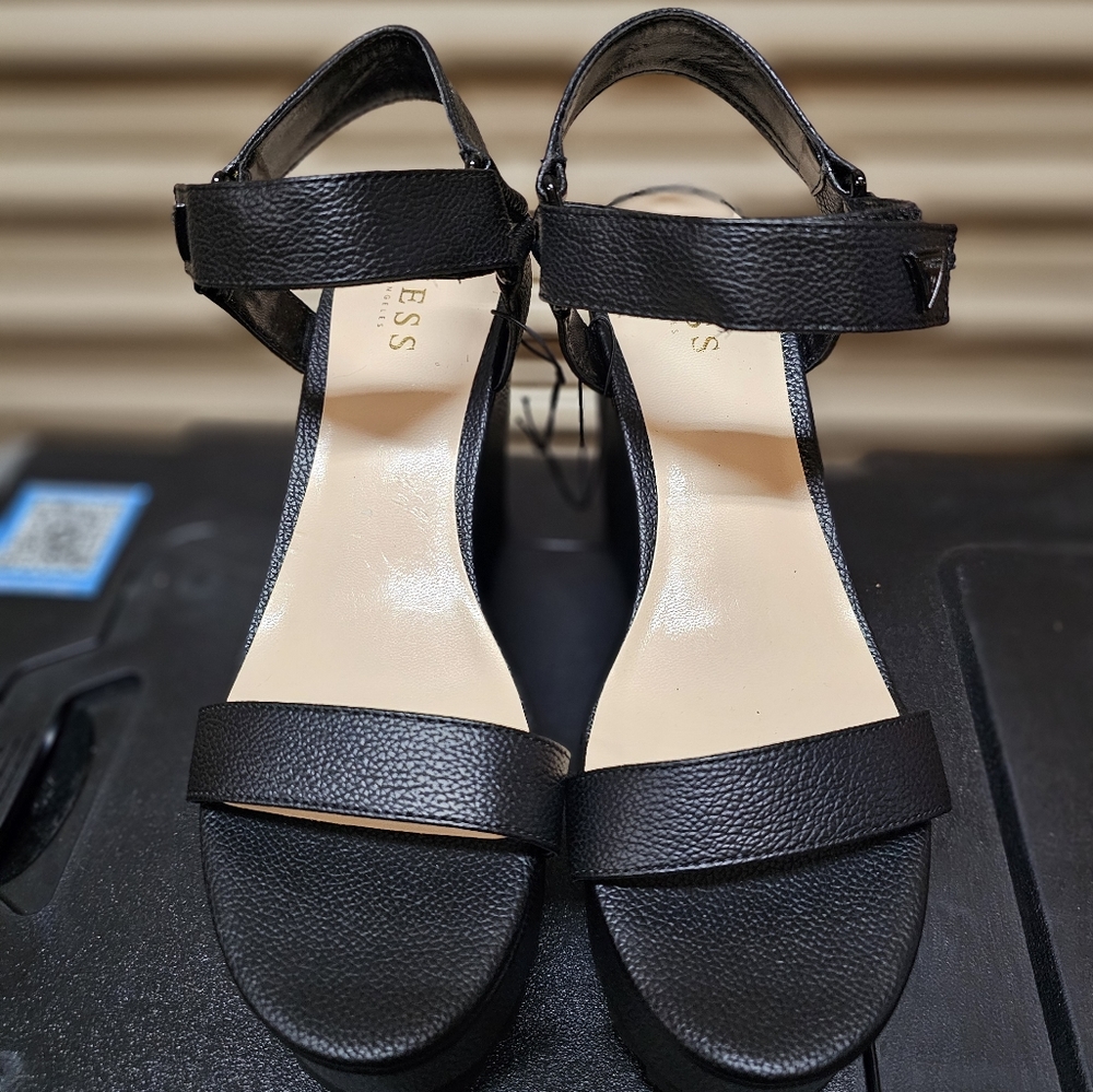 Guess Platform Sandals, NWOT, Size 9
